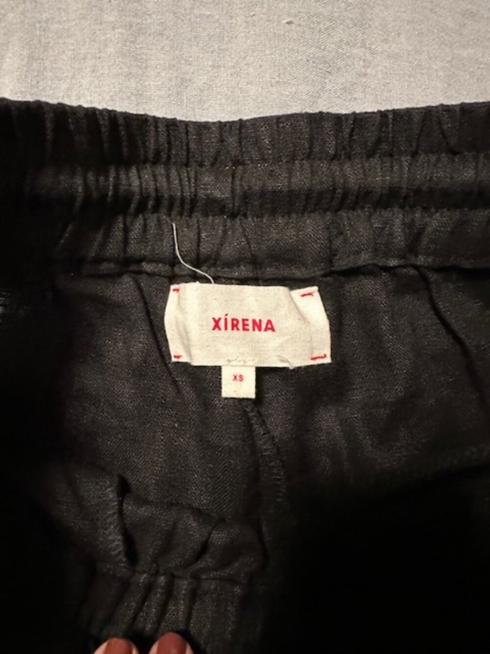 Xirena Atticus Linen Pants, Size XS Black - Picture 3 of 9
